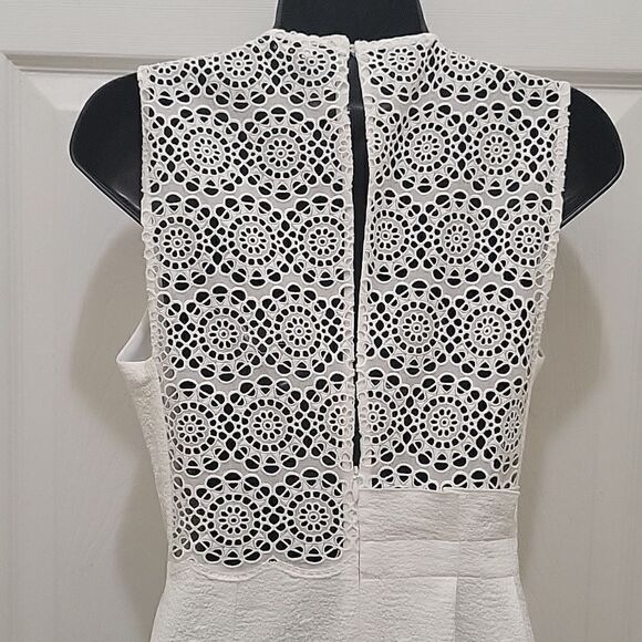 Sandro Paris Eyelet Sleveless Dress (SZ 34) - Picture 8 of 16